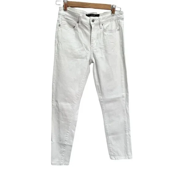 JOE'S Jeans Cropped White Straight Leg Jeans Size 26 - Picture 2 of 7